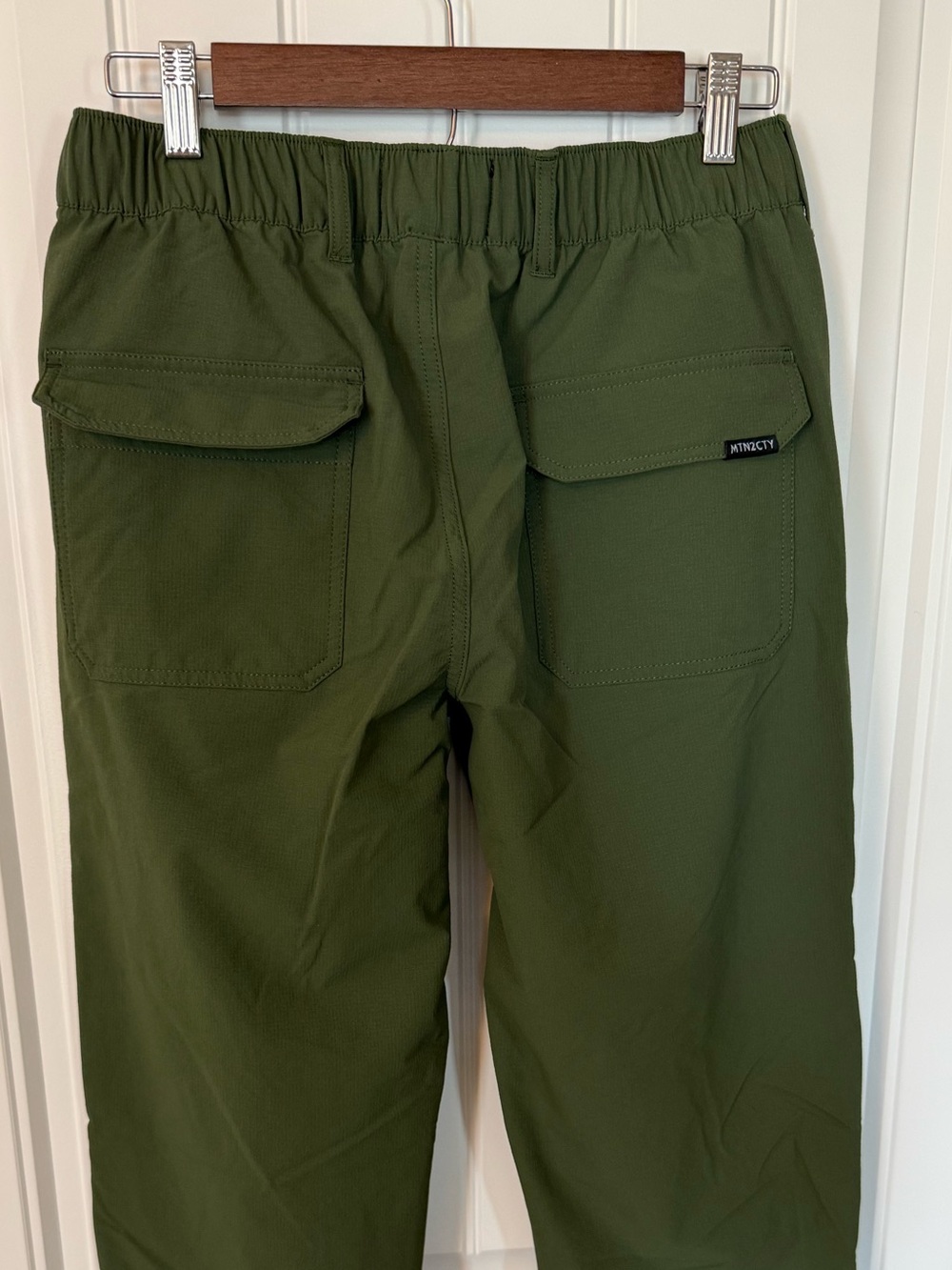 Coalatree Trailhead Adventure Pants Olive Green Ripstop Drawstring Hiking M Reg - Picture 5 of 14